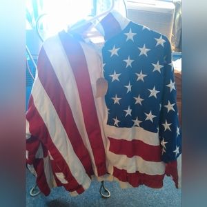 American flag vintages bomber jacker
